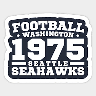 Football Washington 1975 Seattle Seahawks Sticker